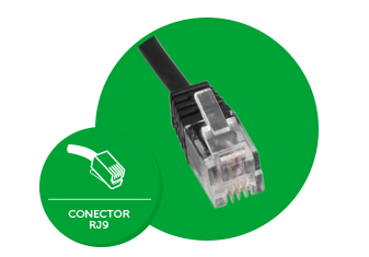 Conector do tipo RJ9
