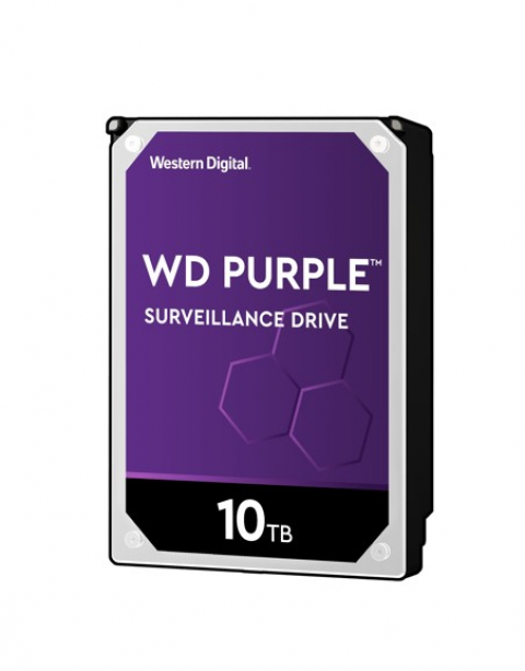 HARD DISK WD Purple Disco rígido para CFTV 10TB WD102PURZ - WESTERN DIGITAL