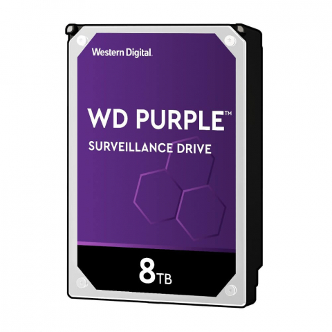 HARD DISK WD Purple Disco rígido para CFTV 8TB WD82PURZ - WESTERN DIGITAL