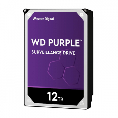 HARD DISK WD Purple Disco rígido para CFTV 12TB WD121PURP - WESTERN DIGITAL