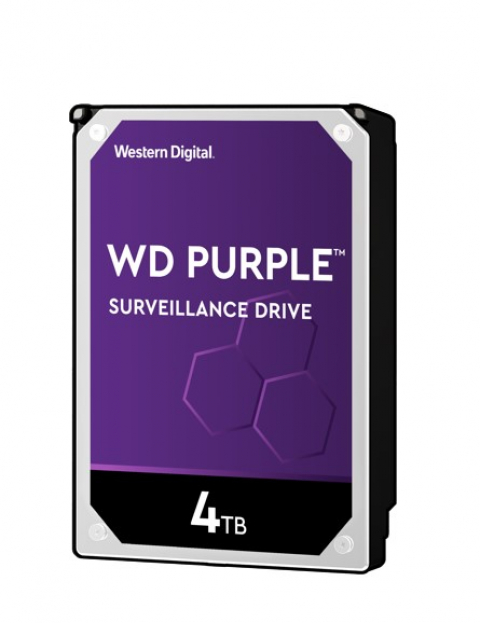 HARD DISK WD Purple Disco rígido para CFTV 4TB WD40PURZ - WESTERN DIGITAL