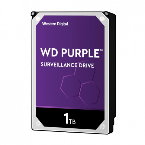HARD DISK WD Purple Disco rígido para CFTV 1TB WD10PURZ - WESTERN DIDTAL