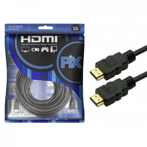 CABO HDMI 1.4 15M 4K ULTRA HD 19P - SANTANA