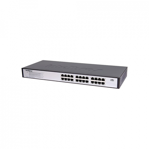 Switch 24 Portas Fast Ethernet Intelbras SF 2400 QR+ - Intelbras