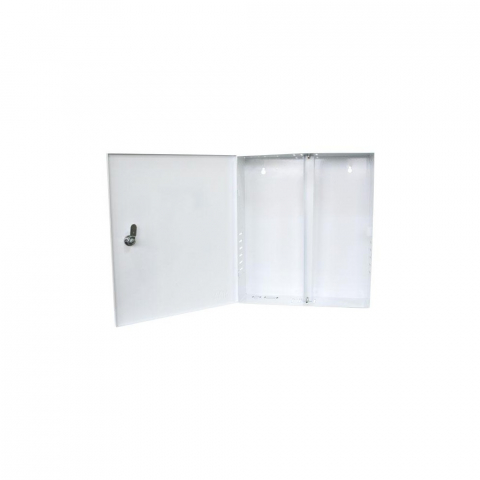 caixa metalica vertical mini fine branca - max eletron