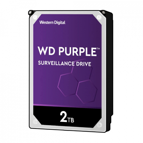 HARD DISK WD Purple Disco rígido para CFTV 2TB WD20PURZ - WESTERN DIGITAL