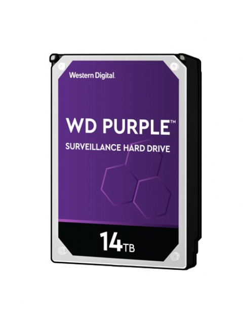 HARD DISK WD Purple Disco rígido para CFTV 14TB WD140PURP - WESTERN DIGITAL
