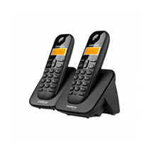 Kit Telefone sem Fio Digital com Ramal Intelbras TS 3112 Preto