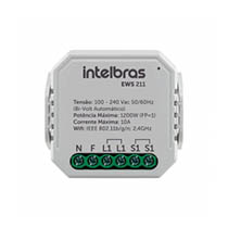 Interruptor Controlador de Cargas Wifi EWS 211 Intelbras