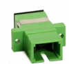 adaptador optico sc (apc) simplex sm verde sem flange (ri)